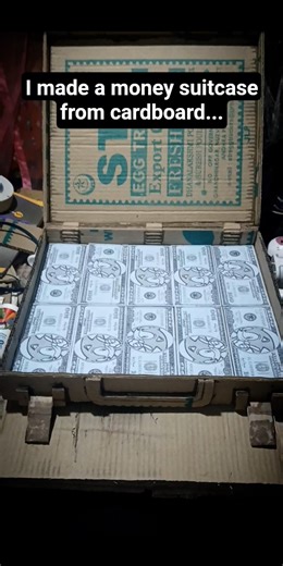 I Made a Sonic Money Suitcase With Cardboard