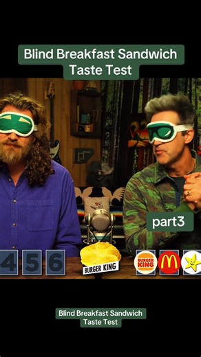 Blind Breakfast Sandwich Taste Test#blind #breakfast #sandwic #fyp
