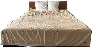 Radia Smart® EMF Radiation Protection Bed Blanket - Mega Large, Faraday Blanket, Organic Cotton, EMF Shielding 70" x 98"