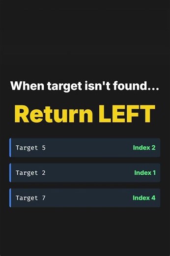 LeetCode 35 in 30 Seconds | Search Insert Position