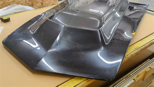 Dad approved! Here's our L88 carbon fiber hood right out of the mold! | Dynamic Corvettes