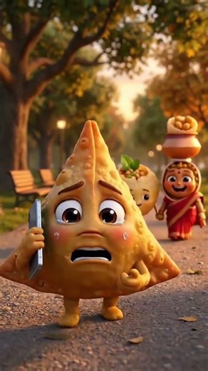 Chole Ne Bhature Ko Diya Dhoka 😭 | Sad Love Story 💔 | Emotional 3D Animation #shorts