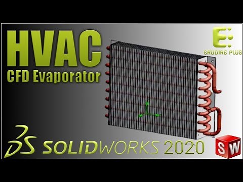 CFD Analysis of HVAC Evaporator with SolidWorks 2020
