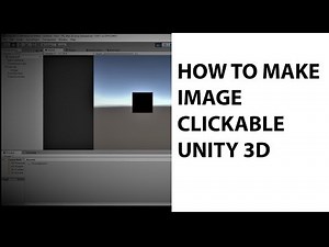 How to make image clickable in Unity 3D?