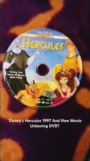 Disney's Hercules 1997 And New Movie Unboxing DVD? 📀🌩️⚡🦸‍♂️💪⚔️👹👻