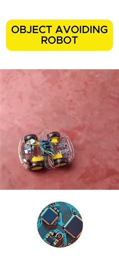 Object Avoiding Robot in Action! | ATmega328P & HC-SR04