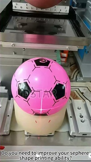 How to print on PVC ball with football pattern?