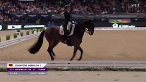 Welcome to the World Cup Diallo! 👋 Jessica von Bredow-Werndl and the sensational Diallo BB impressed the judges at the STUTTGART GERMAN MASTERS to win the FEI Dressage World Cup™ with a score of 83.095%! 🇩🇪🥇 A magical start to Jessica’s first World Cup season in almost two years! ✨ #FEI #FEIDressage #FEIDressageWorldCup #PursuitOfPerfection Deutsche Reiterliche Vereinigung e.V. (FN) | FEI Dressage