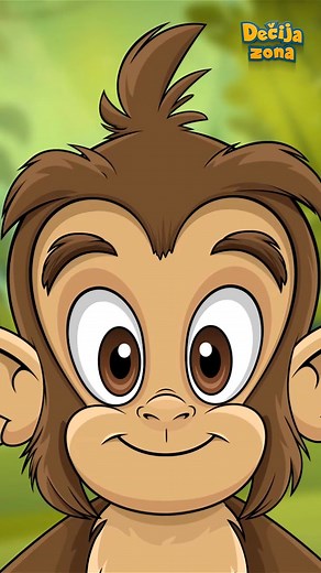 Majmunski ples za decu - animirani crtani video