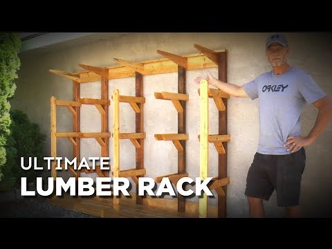 BUILD This Lumber Rack? DIY - 2000 lbs. Easier than you think. How much storage is to much storage?