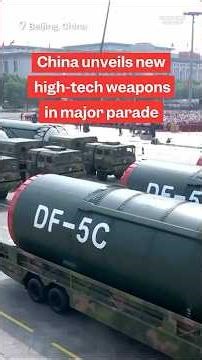 #Military #parade showcases China's newest missiles, underwater drones, tanks, and #defense systems