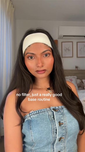 Skin prep @Caudalie @rhode skin Faundation @L’Oréal Paris plumping tinted serum The perfect dupe for a weightless natural looking foundation 🫶🏻Absolutely love how this looks and feels on my skin and it's super affordable too #makeup #glam #browngirl #tranding #lorealparis