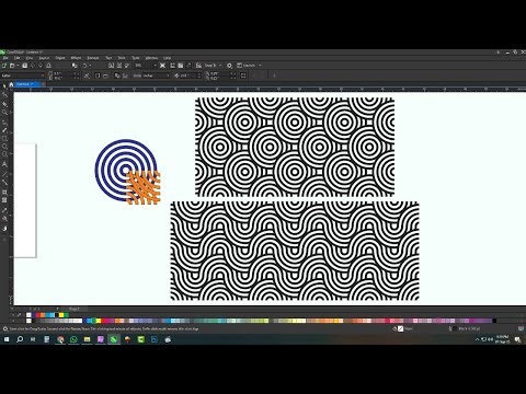 Circles Pattern Tutorial in CorelDraw | corel draw | photo shop | design