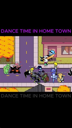 DANCE TIME IN HOME TOWN! JOIN US! #jevil #deltarune #undertale #meme #memes #dance #fyp #fypシ