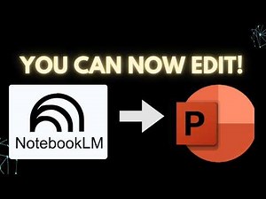 How to Convert NotebookLM Slides to Editable PowerPoint!