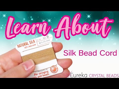 Learn about Griffin Natural Silk Bead Cord for pearl knotting. Ft tips & tricks, DIY beading advice!