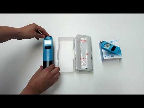 Video tutorial HANNA: medida, calibración y ajuste del medidor de conductividad - Tester HI98304