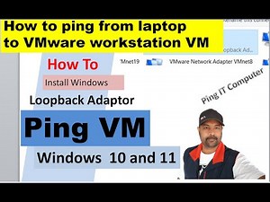 How to PING physical PC to a Virtual PC in VMware Workstation Pro 17?