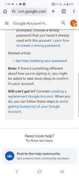 how to recover google account || email forgot Password ||
