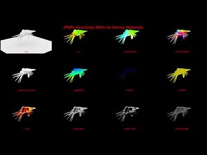 Houdini - Karma Material Geometry AOV for Karma - IPOPs (Image Plane Operators) - Step by Step Guide