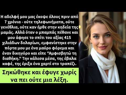 Η αδελφή μου μας έκοψε όλους πριν από 7 χρόνια - ούτε τηλεφωνήματα, ούτε γενέθλια,