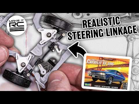 Electronics + Steering is Complete on the 69 Chevelle Plastic Model to RC Conversion 🔧