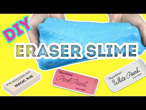 Eraser Slime DIY | How to Make Eraser Slime