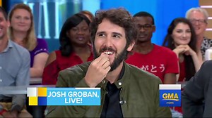 Josh Groban reveals his go-to karaoke songs and new album's lucky charm