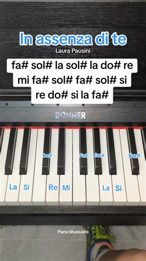 25K views · 500 reactions | In assenza di te✨ #easy #pianotutorial #pianolesson #pianomusicalite | Piano Musicalité | Facebook