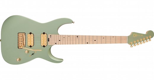 Angel Vivaldi Signature Pro-Mod DK24-7 Nova, Maple Fingerboard, Satin Sage Green