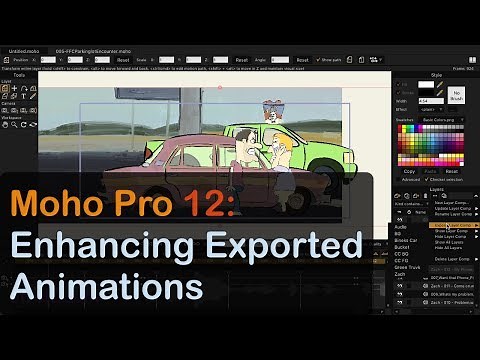 Moho Pro 12: Enhancing Exported Animations