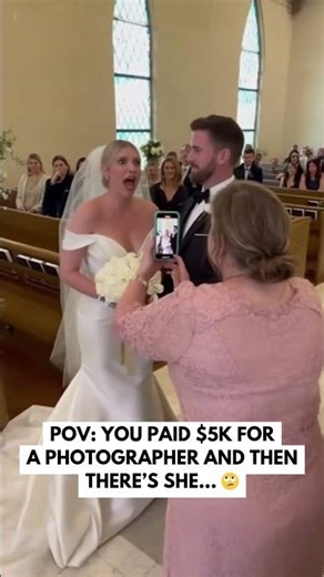 Wait for the bride’s reaction! 👰‍♀️🔥 She really did that?!