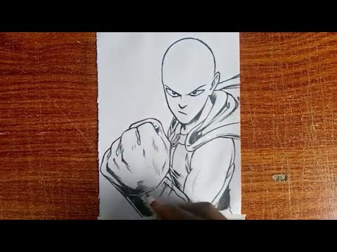 How to Draw Saitama | Step by Step Easy Drawing Tutorial