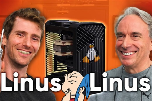 Linus monte le PC de Linus en vidéo