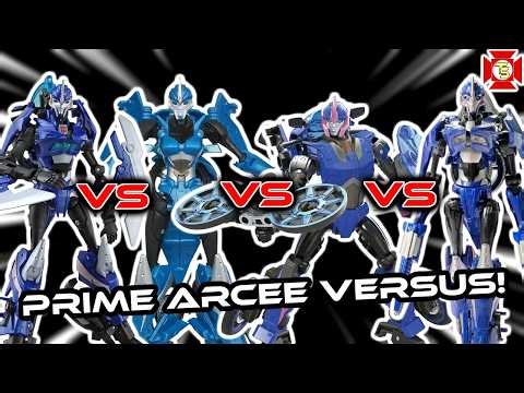4 TRANSFORMERS PRIME ARCEE Versus Review (3 Official, 1 KO)