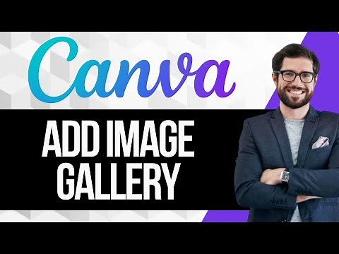 How To Add Image Gallery To Canva Website | Add Photo Gallery in Canva Website