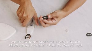 Tweezerman Replacement Callus Shaver Blades, Black, 20 Count