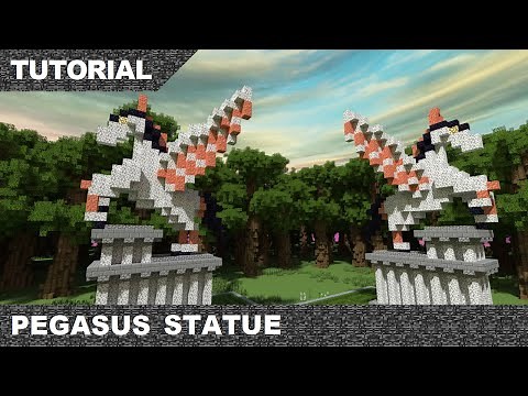 Minecraft Pegasus Statue Tutorial & Download