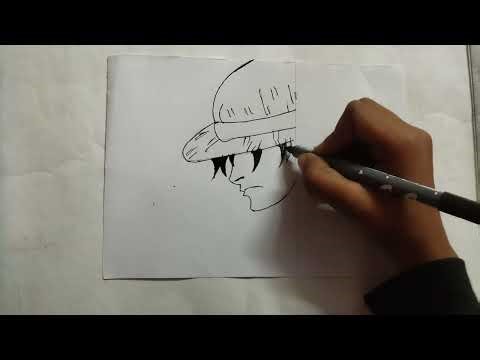 How to draw Luffi#anime