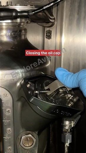 Uplifting engine oil on Airbus320neo aircraft #mobiljet #engineoil #aviation