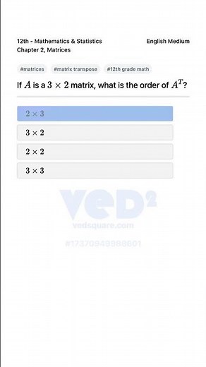 Understanding Matrix Transpose 3x2 to 2x3