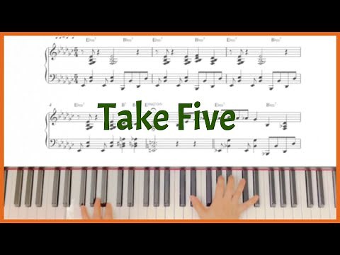 Take Five (Dave Brubeck) - Jazz solo piano arrangement/Jazz Standard/Odd meter