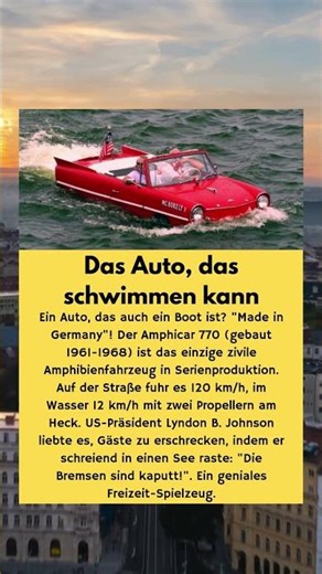 Hilfe, das Auto schwimmt! (Präsidenten-Schreck) 🚤🌊