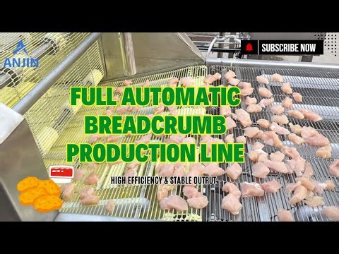 Breadcrumb Coating Production Line | Automatic Bread Crumb Making Equipment