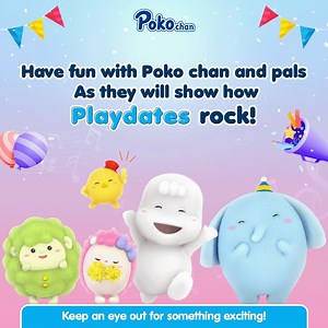 A #FunFact about Poko chan is that he is the Playdate Rockstar! That’s why on #playdatewithpokochan every little one is a mini-adventurer who shows us how playdates rock with laughter, joy, and learning. #PlaydateWithPokochan #PokochanGrandCelebration #playdatewithfriends | Poko chan
