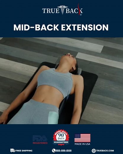 Give your mid-back the stretch it deserves! 💆‍♂️ Using TrueBack for just 5-10 minutes helps: ✅ Relieve mid-back tension ✅ Improve posture ✅ Boost circulation Lay back, relax, and let TrueBack do the work. 🛒 Your spine will thank you! Shop here: https://trueback.com/ https://trueback.com/ #trueback #Backpainrelief #backpain #midbackpain #fypage #viral #madeinusa #nomorepain | True Back