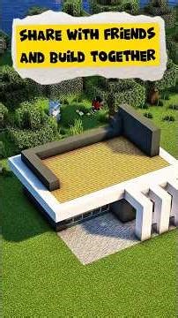 i built a vila🏠 with a simple model #minecraft #minecraftbuilding #minecrafttutorial