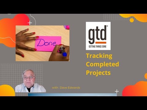Tracking Completed Projects with GTD/Getting Things Done