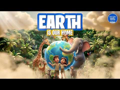 Earth Is Our Home 🌍 | Protect Nature Song for Kids | Animals Sing About Earth | Pocart Kids