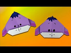 🐴 How to Make a Cute Eeyore Origami